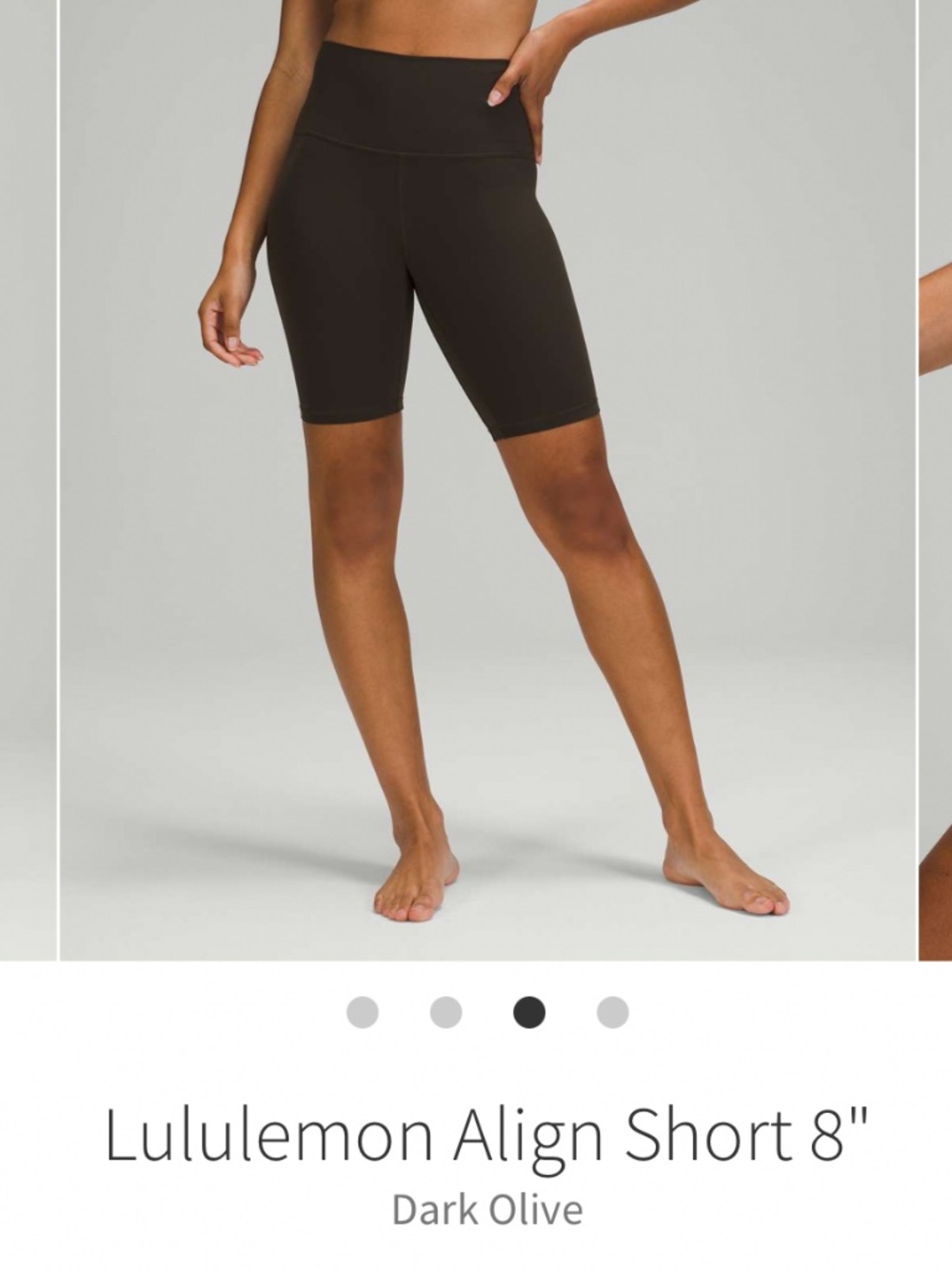 Lululemon Align shorts size 8